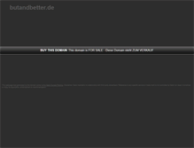 Tablet Screenshot of butandbetter.de